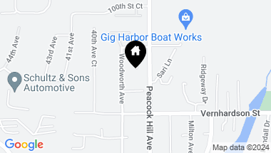 Map of 9722 Harborview Place , -1030, Gig Harbor WA, 98332