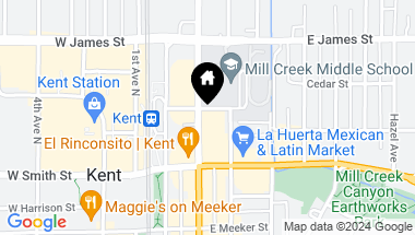 Map of 418 Central Avenue N, Kent WA, 98032