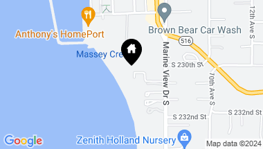 Map of 724 S 231st Street, Des Moines WA, 98198