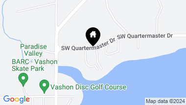 Map of 22501 100th Place SW, -8616, Vashon WA, 98070