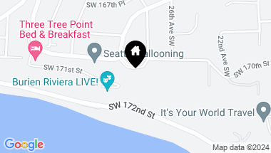 Map of 2721 SW 170th Street, Seattle WA, 98166