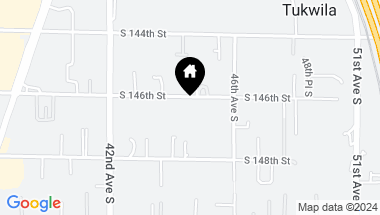 Map of 4421 S 146th Street, Tukwila WA, 98168