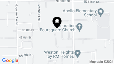 Map of 830 Lyons Avenue NE, Renton WA, 98059