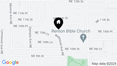 Map of 1044 Redmond Avenue NE, Renton WA, 98056