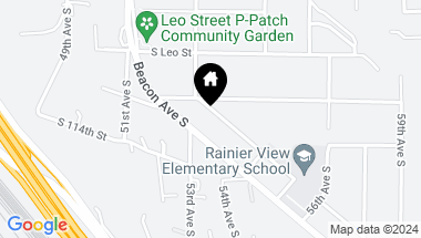 Map of 11123 Luther Avenue S, Seattle WA, 98178