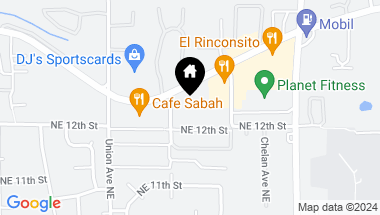 Map of 4325 NE Sunset Boulevard, Renton WA, 98059