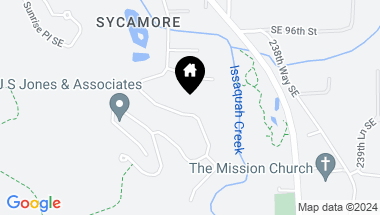 Map of 1550 Sycamore Drive SE, Issaquah WA, 98027