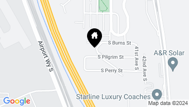 Map of 3720 S Pilgrim Street, Seattle WA, 98118