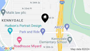 Map of 3102 Park Avenue N, Renton WA, 98056
