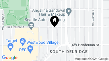 Map of 8809 22nd Avenue SW, Seattle WA, 98106
