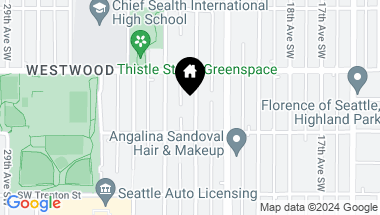 Map of 8433 22nd Avenue SW, Seattle WA, 98106