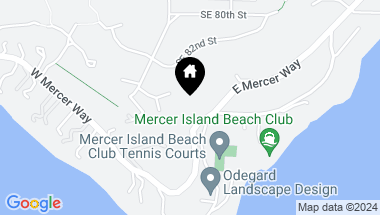 Map of 8403 E Mercer Way, Mercer Island WA, 98040