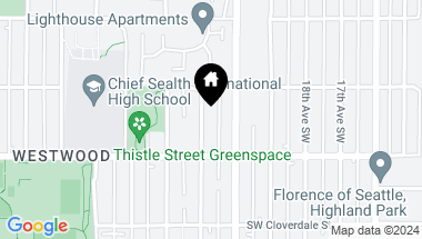 Map of 8126 22nd Avenue SW, Seattle WA, 98106