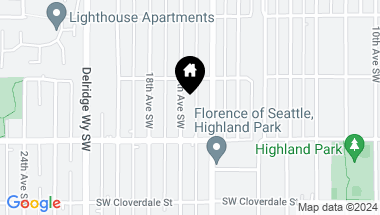 Map of 8124 17th Avenue SW, Seattle WA, 98106