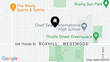 Map of 8113 29th Avenue SW, Seattle WA, 98126