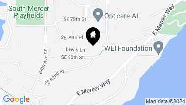 Map of 8570 SE 80th Street, Mercer Island WA, 98040