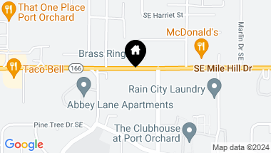 Map of 3900 SE Mile Hill Drive, Port Orchard WA, 98366