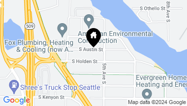 Map of 255 S Austin Street, Seattle WA, 98108