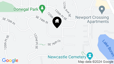 Map of 12553 SE 74th Place, Newcastle WA, 98056