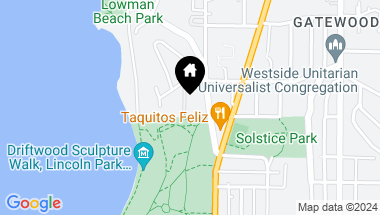 Map of 7326 Wright Avenue SW, Seattle WA, 98136