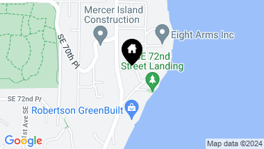 Map of 9519 SE 71st Street, Mercer Island WA, 98040