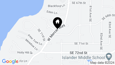 Map of 7790 SE 70th Street, Mercer Island WA, 98040