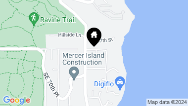 Map of 9523 SE 68th Street, Mercer Island WA, 98040