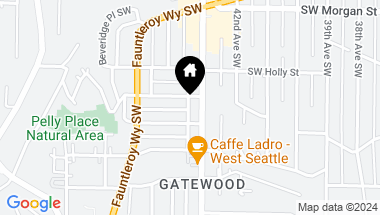 Map of 6913 California Avenue SW, Seattle WA, 98136