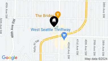 Map of 4321 SW Beveridge Place, Seattle WA, 98136