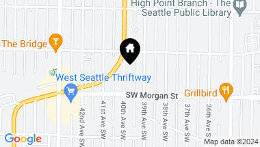 Map of 6330 40th Avenue SW, Seattle WA, 98136