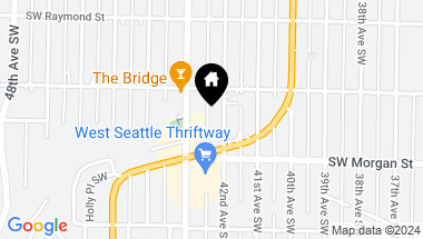 Map of 6327 B 42nd Avenue SW, Seattle WA, 98136