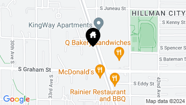 Map of 3611 S Raymond Street , -3169, Seattle WA, 98118