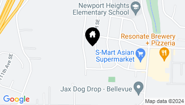 Map of 5633 116th Place SE, Bellevue WA, 98006