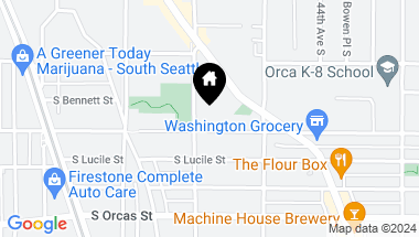 Map of 3914 S Brandon St, Seattle WA, 98118