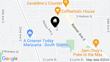 Map of 5057 37TH Avenue S #A, Seattle WA, 98118