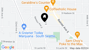 Map of 5061 37TH Avenue S, Seattle WA, 98118