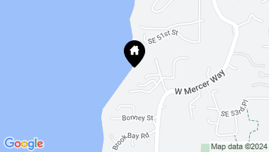 Map of 5237 Forest Avenue SE, Mercer Island WA, 98040