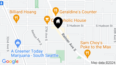 Map of 5021 Rainier Avenue S, Seattle WA, 98118