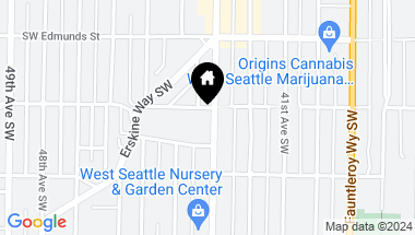 Map of 5001 California Avenue SW #312, -1291 Unit: 312, Seattle WA, 98136