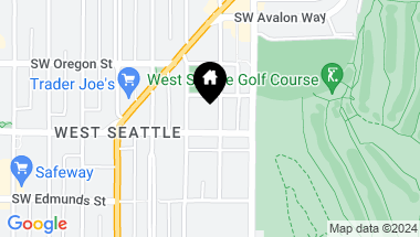 Map of 4623 36th Avenue SW, Seattle WA, 98126