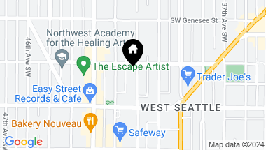 Map of 4515 41st Avenue SW, Seattle WA, 98116