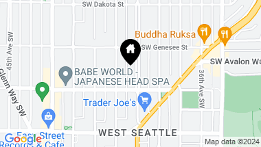 Map of 4437 39th Avenue SW, -4207, Seattle WA, 98116