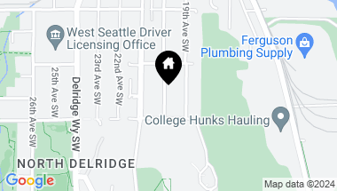 Map of 4158 23rd Avenue SW, Seattle WA, 98106