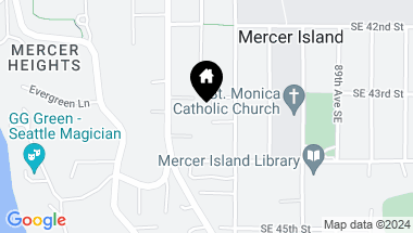 Map of 4323 Carol Lane , -4124, Mercer Island WA, 98040