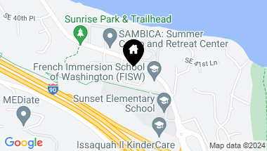 Map of 4189 W Lake Sammamish Parkway SE #B110, Bellevue WA, 98008