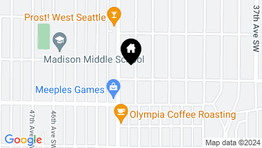 Map of 4200 SW Manning Street, Seattle WA, 98116