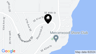 Map of 4215 Mercerwood Drive, Mercer Island WA, 98040