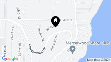 Map of 9802 Mercerwood Drive, Mercer Island WA, 98040