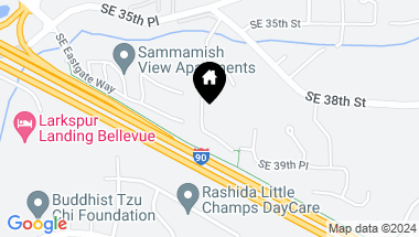 Map of 3790 163rd Avenue SE, Bellevue WA, 98008