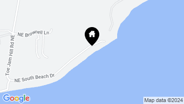 Map of 11149 NE South Beach Drive, Bainbridge Island WA, 98110